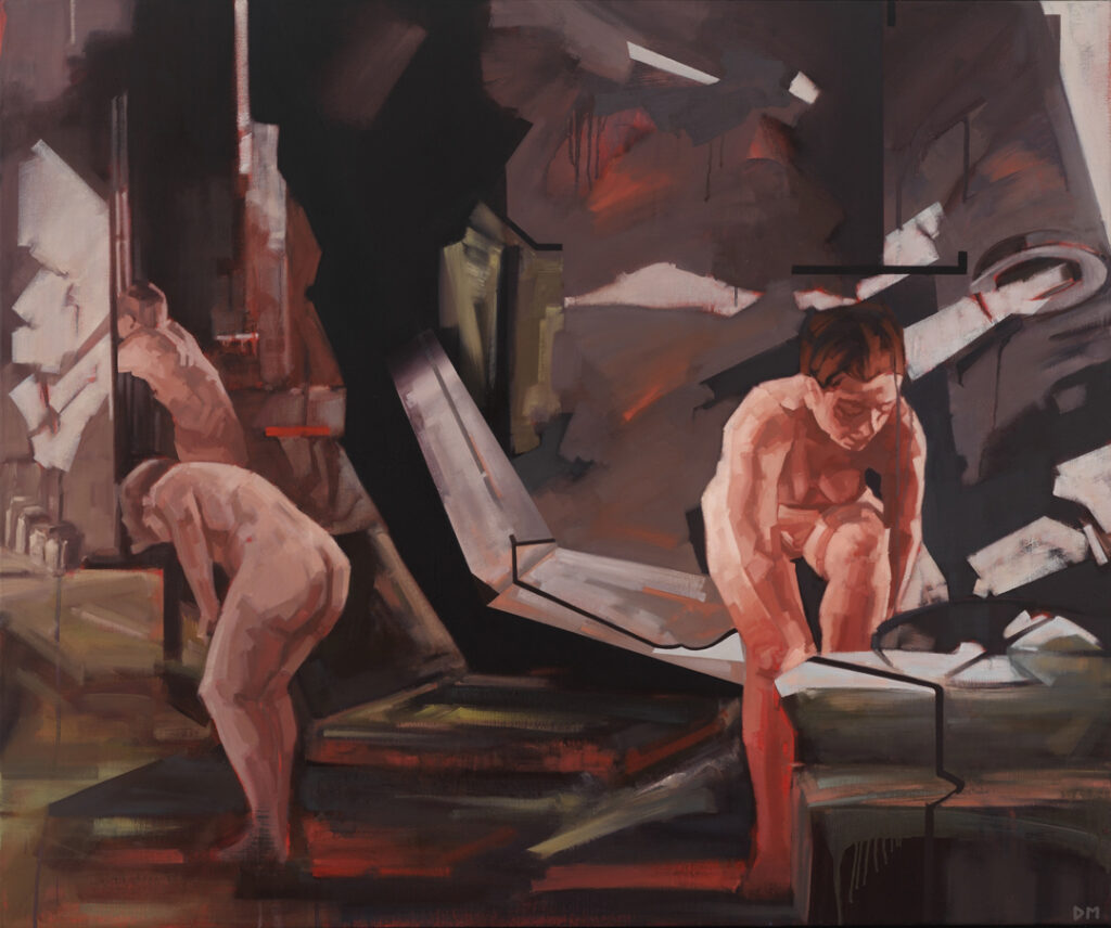 1. Deborah Marks_The Silent Space of Uncertainty, 2021, oil on canvas, 100cm x 120cm