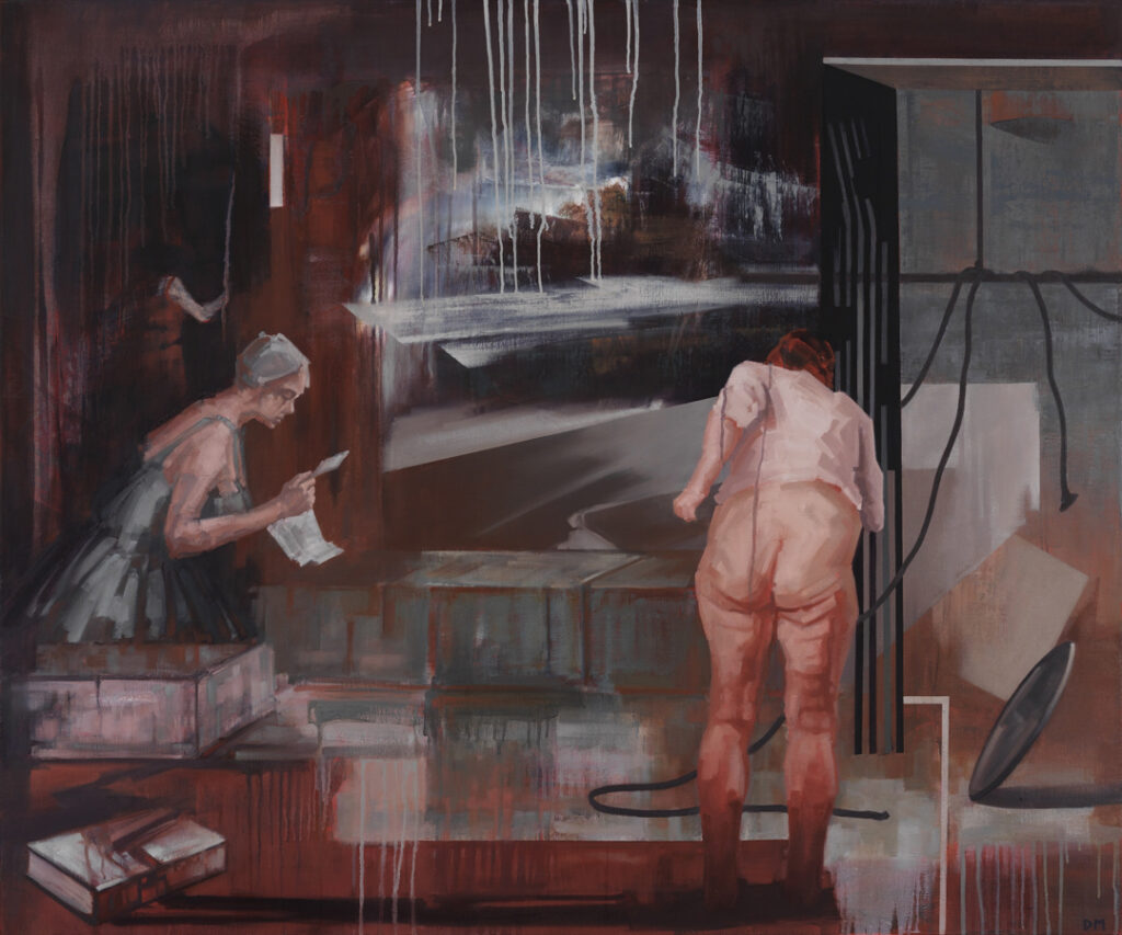 3. Deborah Marks_The Silent Space of Uncertainty II, 2022, oil on canvas, 100cm x 120cm