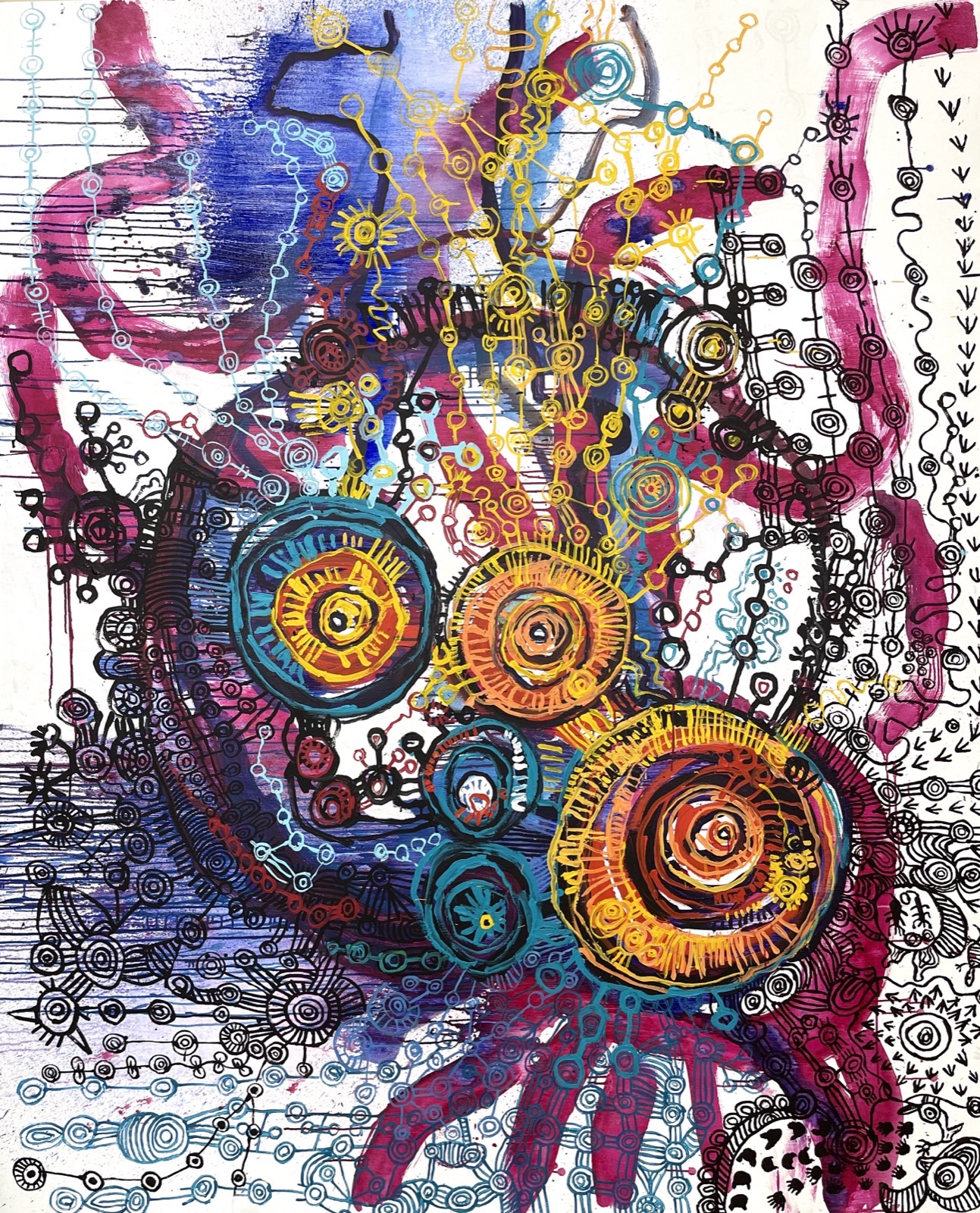 Artwork: Tjala Tjukurpa – Honey Ant Story (323-22AS)