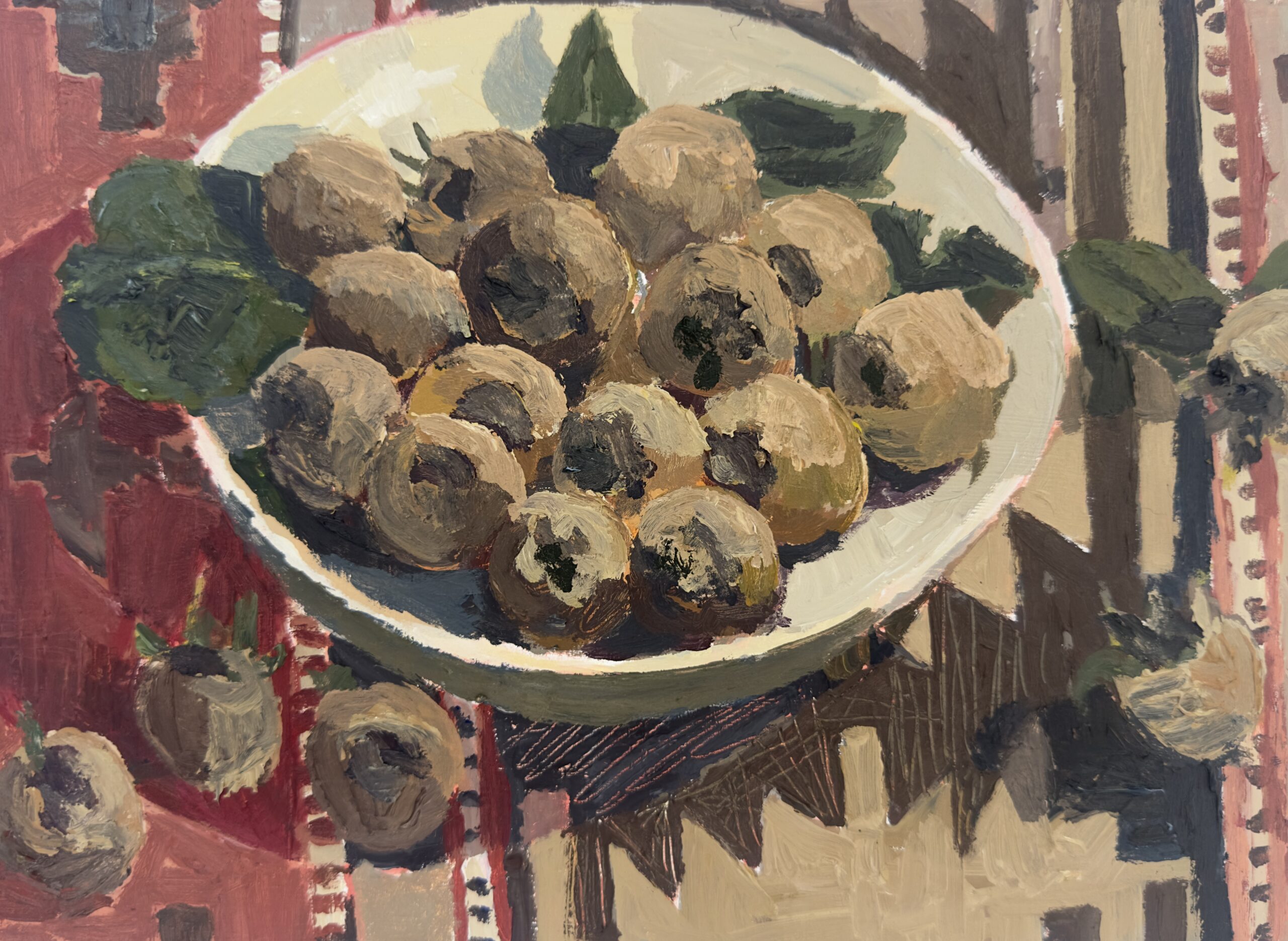 Artwork: Medlars after Vanessa Bell