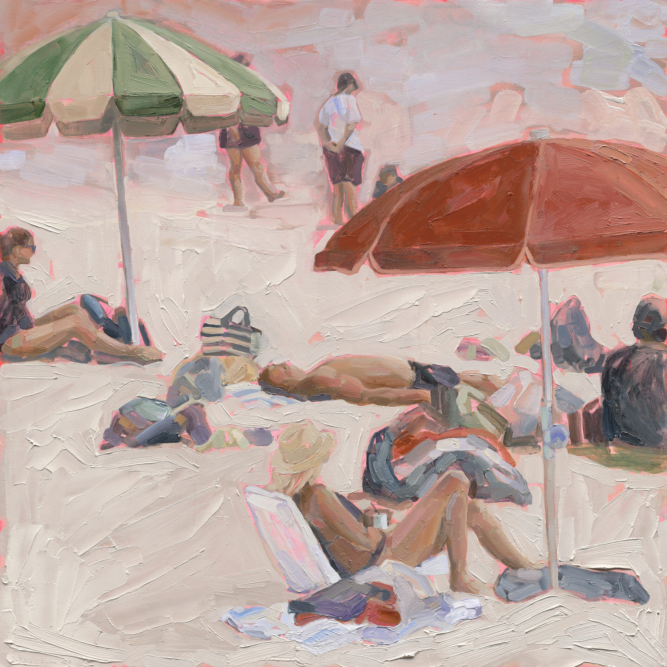 Artwork: Afternoon umbrellas