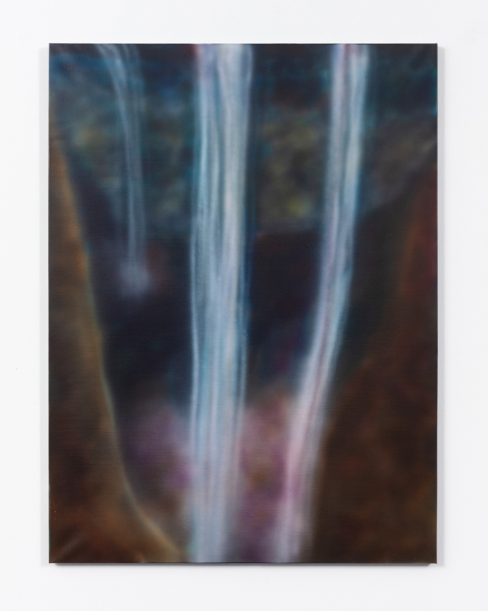Artwork: Then a man lowered me down a mountain face on this pulley-like system towards a lake. I was going so fast. Everything was out of my control